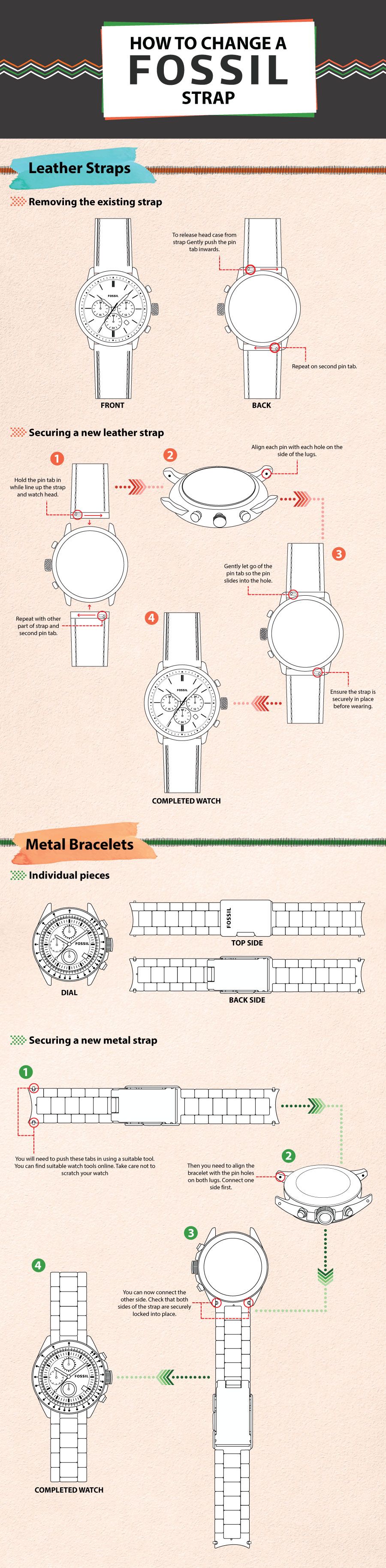How to Change your Fossil Watch Strap
