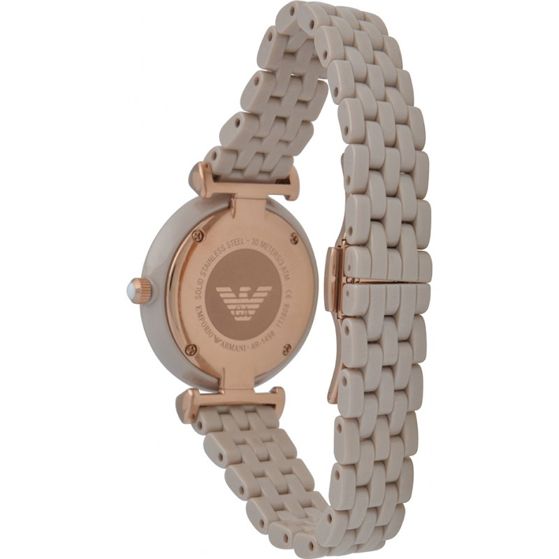 Emporio Armani AR1498 Beige Watch Watches2U