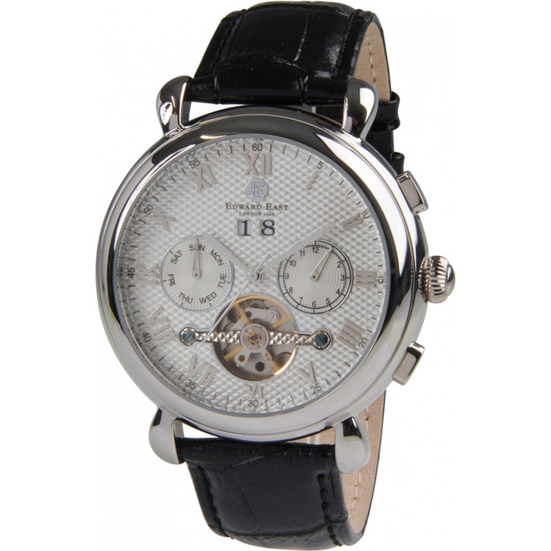 Edward east automatic watch with skeleton movement clearance