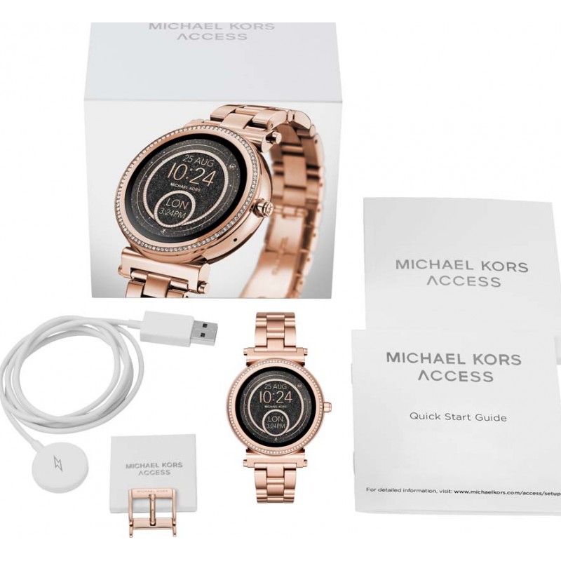 Michael kors access sofie heart rate touchscreen smartwatch hot sale