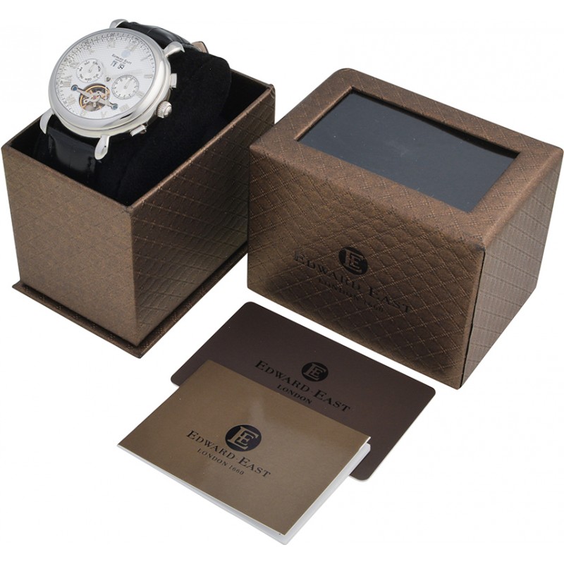 Edward East EDW5340G3 Black Leather Watch Watches2U